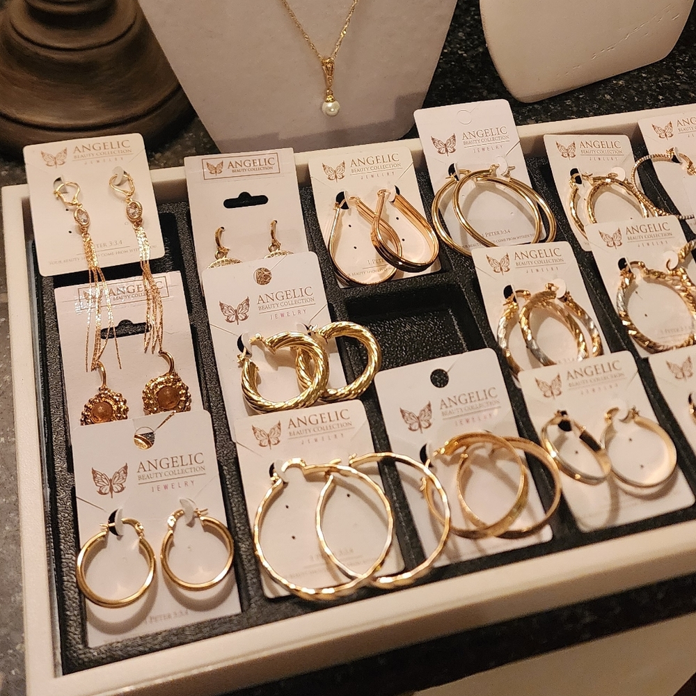 Bracelets, Anklets, Necklace, Earrings